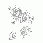 Схема вузла: Кришки картера 1 Yamaha XJR1300