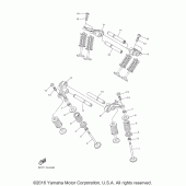 Схема вузла: Клапан Yamaha XVS950 V-Star Tourer