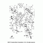 Схема узла: Подножки и Подставка Yamaha XTZ1200 Super Tenere ES