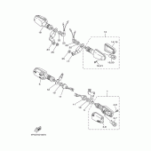 Схема узла: Clignotant Yamaha TT250R TT-R