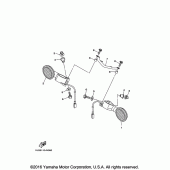 Схема вузла: Поворотники Yamaha XV1900 Raider