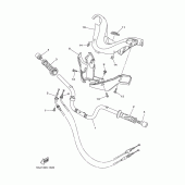 Схема вузла: Кермо та Тросики Yamaha XP500 T-MAX