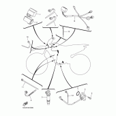 Схема вузла: Електроустаткування 1 Yamaha YZ250 YZ250F