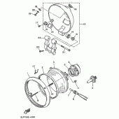 Схема узла: Фара Yamaha XV750 Virago