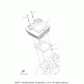 Схема вузла: Циліндр Yamaha XT250 XT250