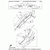 Схема вузла: Бічна кришка Yamaha YZF600R Thundercat