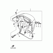 Схема узла: Задний фонарь (Стоп-сигнал) Yamaha YP250 Majesty
