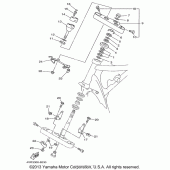Схема узла: Рулевой механизм Yamaha XVS650 V-Star Custom