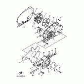 Схема вузла: Кришки картера 1 Yamaha XP500 T-MAX