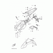 Схема узла: Крыло Yamaha WR125 WR125R