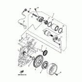 Схема узла: Привод стартера Yamaha XP500 T-MAX
