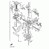 Схема узла: Карбюратор Yamaha XT600 XT600
