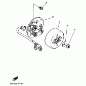 Схема вузла: Генератор Yamaha YZ250 YZ250