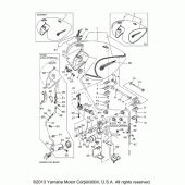 Схема узла: Топливный бак Yamaha XV1600 Road Star