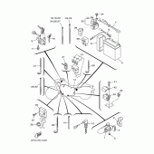 Схема узла: Электрооборудование 2 Yamaha XV1700 Road Star Warrior