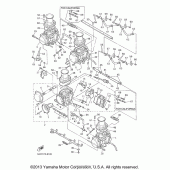 Схема вузла: Карбюратор Yamaha YZF600R Thundercat
