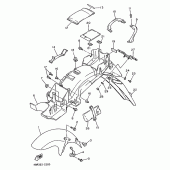 Схема вузла: Крило Yamaha XJ600 Diversion (S-TYPE)