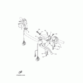 Схема вузла: Пульт управління рульовий та Важіль Yamaha TDM900