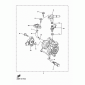 Схема вузла: Впускна система 2 Yamaha WR250 WR250F