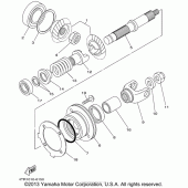 Схема вузла: Проміжна передача Yamaha XVS650 V-Star Classic