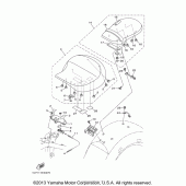 Схема узла: Сиденье Yamaha XV1900 Stratoliner S
