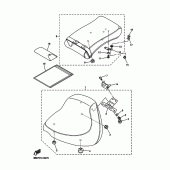 Схема узла: Сиденье Yamaha XVS1100 Drag Star