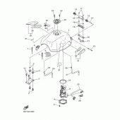 Схема узла: Топливный бак Yamaha XJ6 Diversion (S-TYPE)