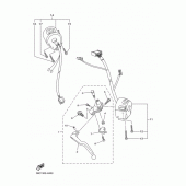 Схема узла: Пульт управления рулевой и Рычаг Yamaha XJ6 Diversion F (ABS)