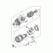 Схема вузла: Генератор Yamaha XJR1300