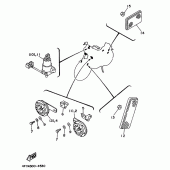 Схема узла: Опция (ELECTRICAL) Yamaha XV750 Virago