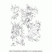 Схема вузла: Бічна кришка Yamaha XVS1100 V-Star Custom