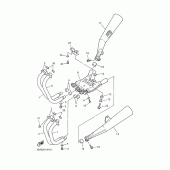 Схема узла: Echappement Yamaha XJR1300