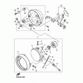 Схема вузла: Фара Yamaha XVS950 XV950 Racer