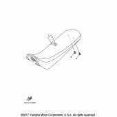 Схема вузла: Сидіння Yamaha XT250 XT250