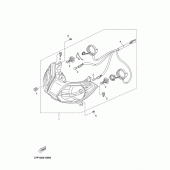 Схема узла: Фара Yamaha YP250 X-MAX