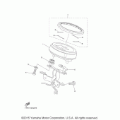Схема узла: Панель приборов Yamaha XVS950 Bolt