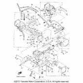 Схема вузла: Карбюратор (Calinia) Yamaha XVZ1300 Venture Royale