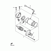 Схема вузла: Електричний стартер Yamaha VMX12 V-MAX
