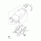 Схема узла: Сиденье Yamaha XJR1300