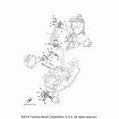 Схема вузла: Масляний фільтр Yamaha XV1700 Road Star Midnight Warrior