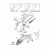Схема узла: Крыло Yamaha YZ250 YZ250
