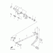 Схема вузла: Вибір педалі Yamaha YZF-R6/YZF600 R6