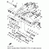 Схема узла: Swing arm Yamaha WR250 WR250Z