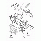 Схема вузла: Підніжки та Підставка Yamaha MT09/ MTN850 MT-09