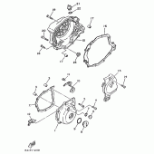 Схема вузла: Кришки картера 1 Yamaha XT125