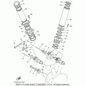 Схема узла: Распредвал и Цепь ГРМ Yamaha XV1600 Midnight Star