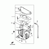 Схема узла: Приборная панель 1 (4HC1,2,3,4,5/5CG1,3) Yamaha YP250 Majesty