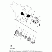 Схема вузла: Масляний насос Yamaha YZF600R Thundercat