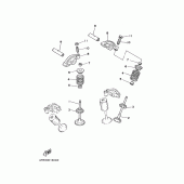 Схема вузла: Клапан Yamaha XVS650 Drag Star