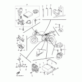 Схема вузла: Електроустаткування 2 Yamaha YZF-R6/ YZF600 R6